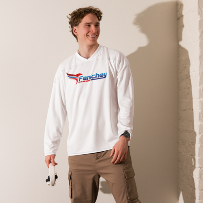 Recycled hockey fan jersey