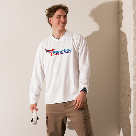 Recycled hockey fan jersey