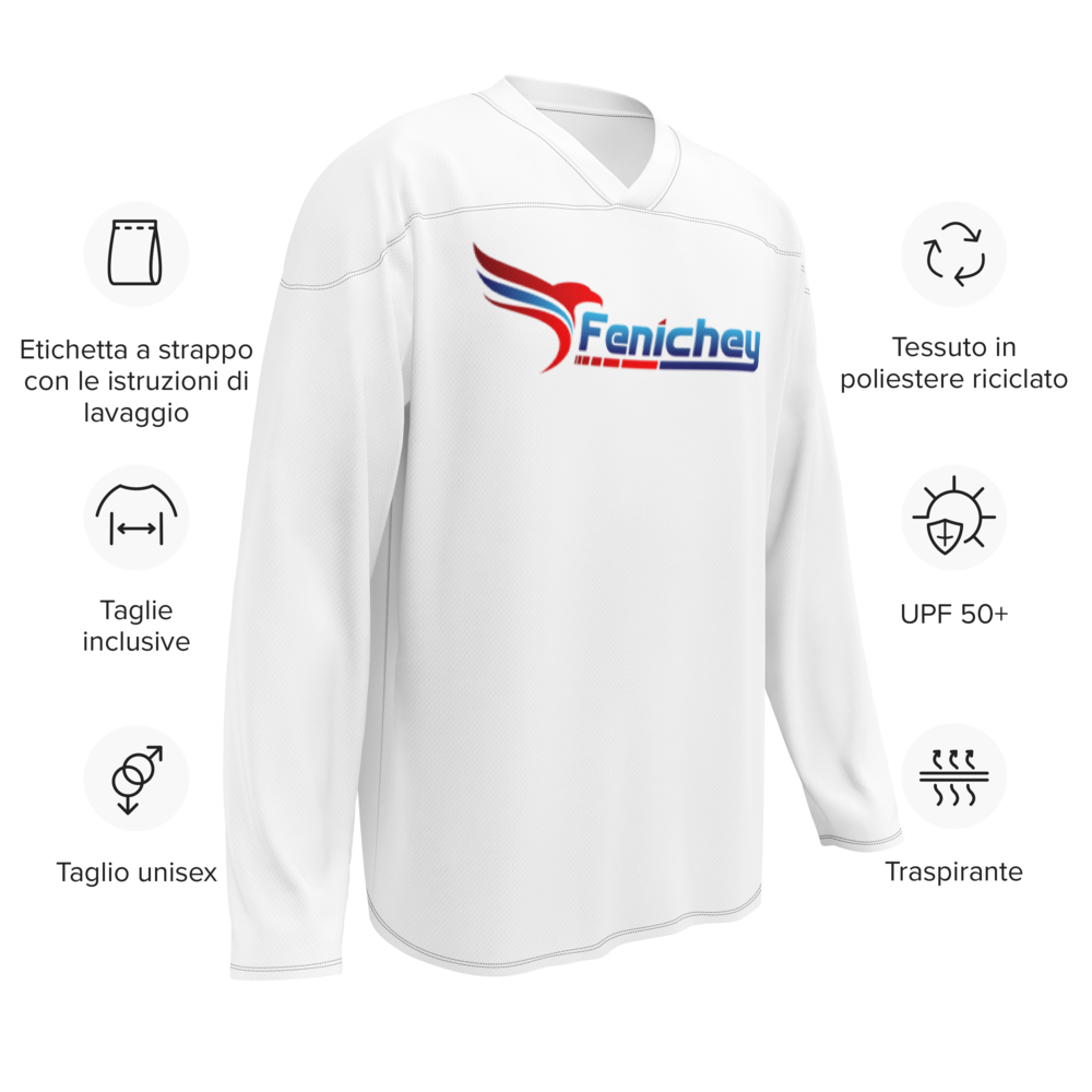 Recycled hockey fan jersey