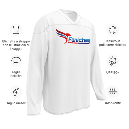 Recycled hockey fan jersey