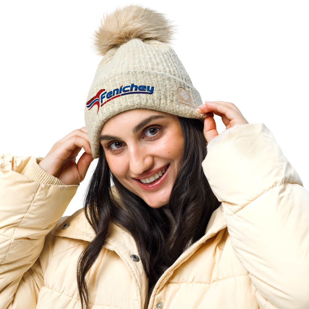 Columbia pom-pom beanie